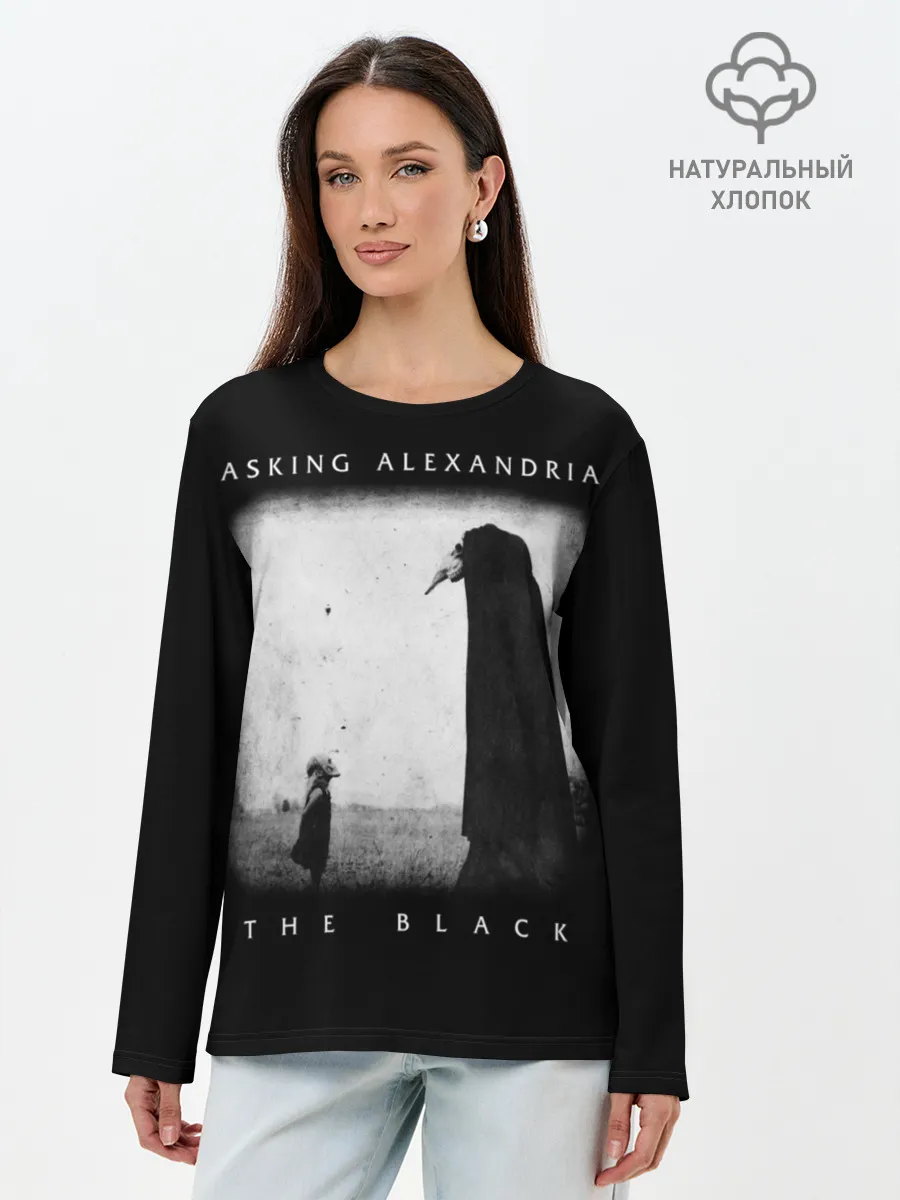 Лонгслив женский. Хлопок / Asking Alexandria