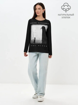 Лонгслив женский. Хлопок / Asking Alexandria