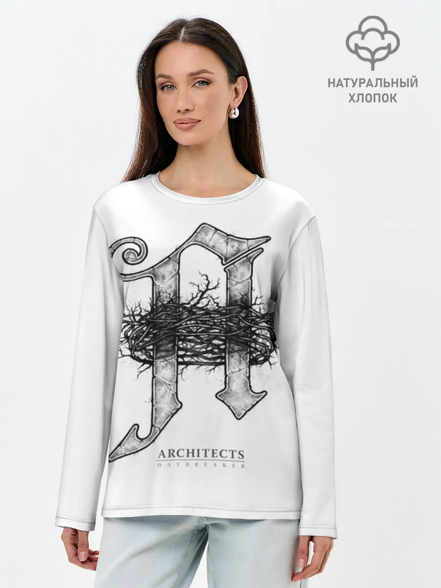 Лонгслив женский. Хлопок / Architects