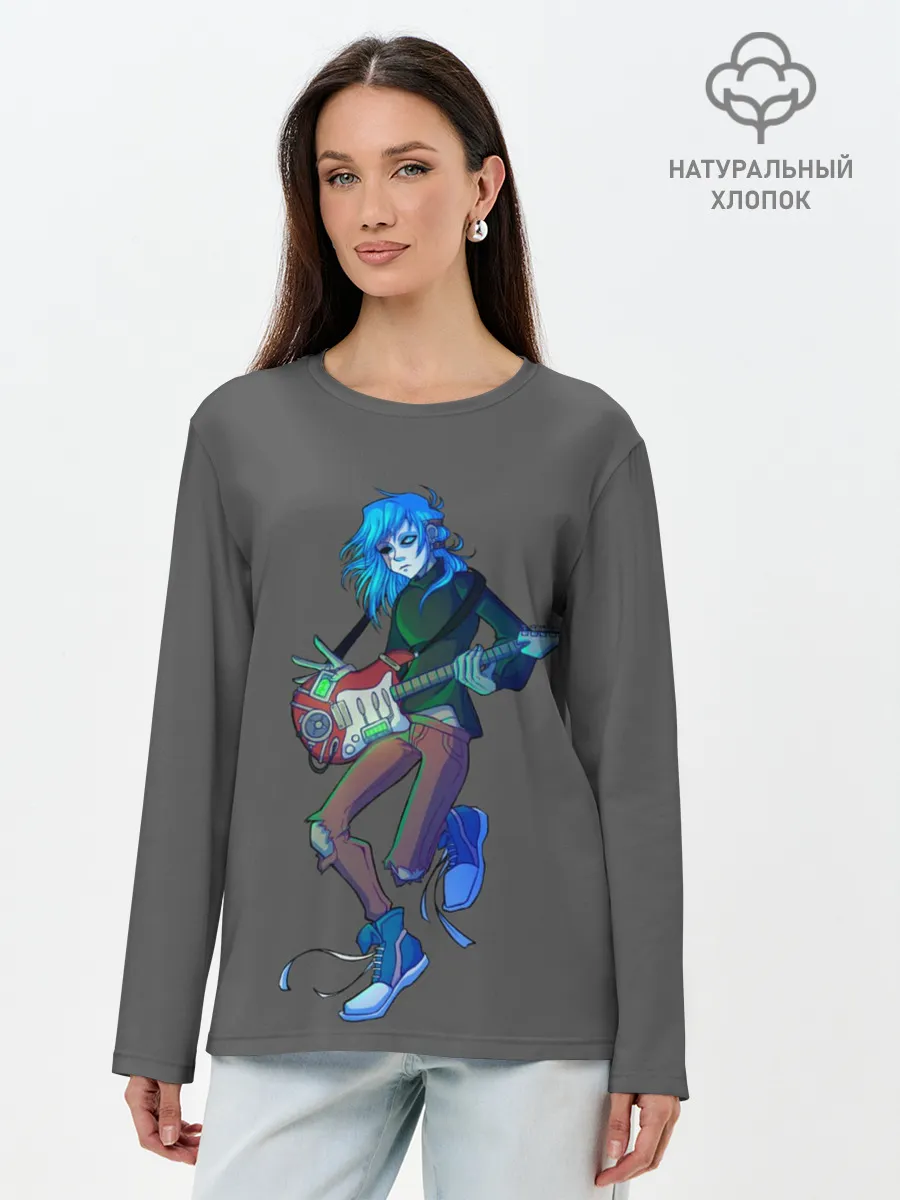 Лонгслив женский. Хлопок / Sally Face