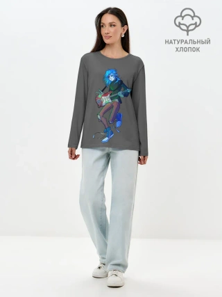 Лонгслив женский. Хлопок / Sally Face