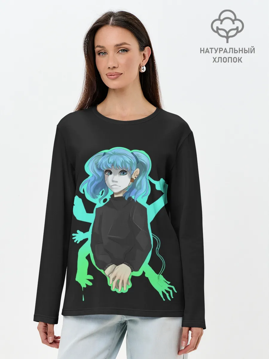Лонгслив женский. Хлопок / Sally Face