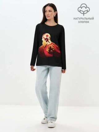 Лонгслив женский. Хлопок / God of War