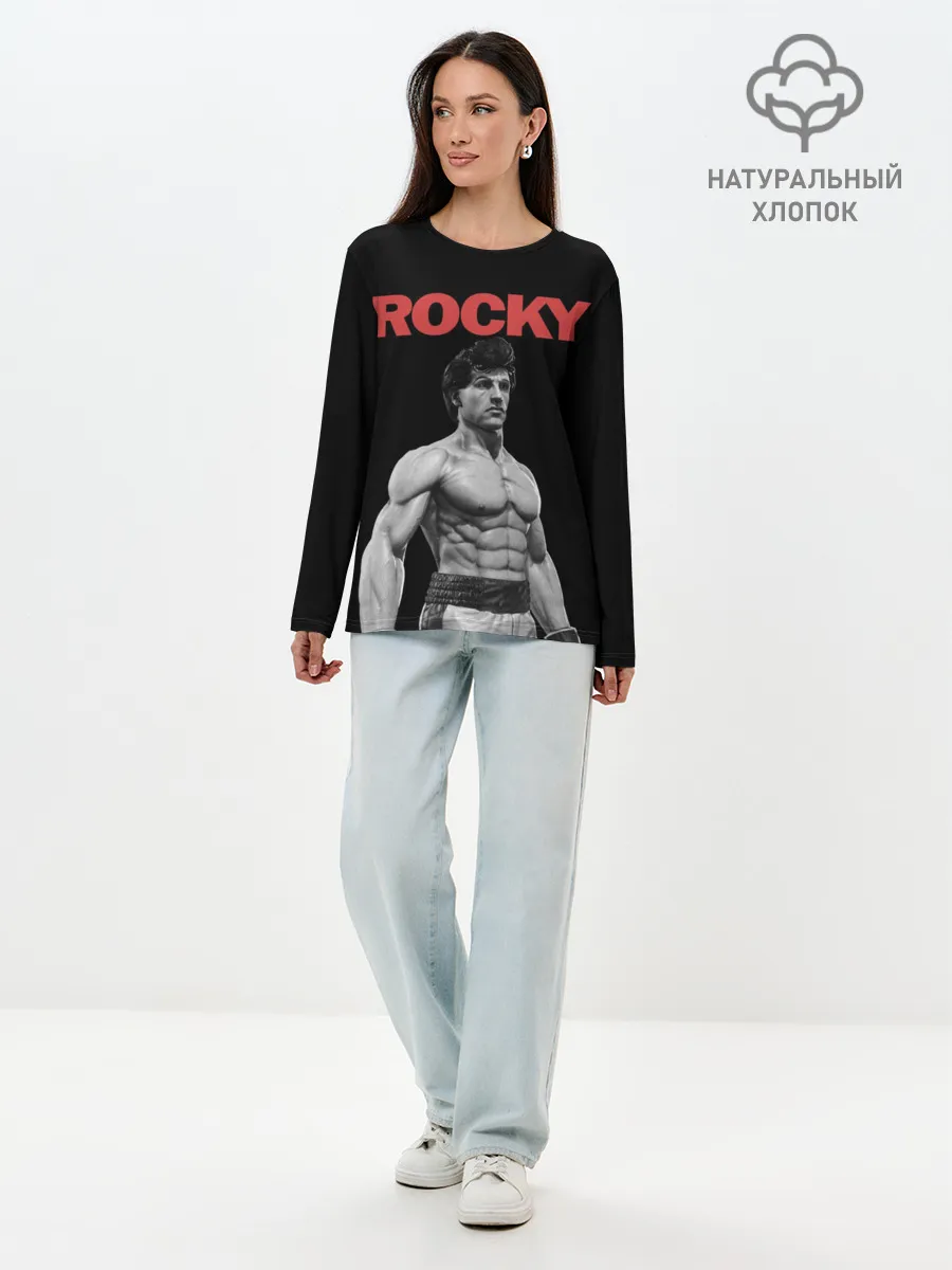 Лонгслив женский. Хлопок / ROCKY