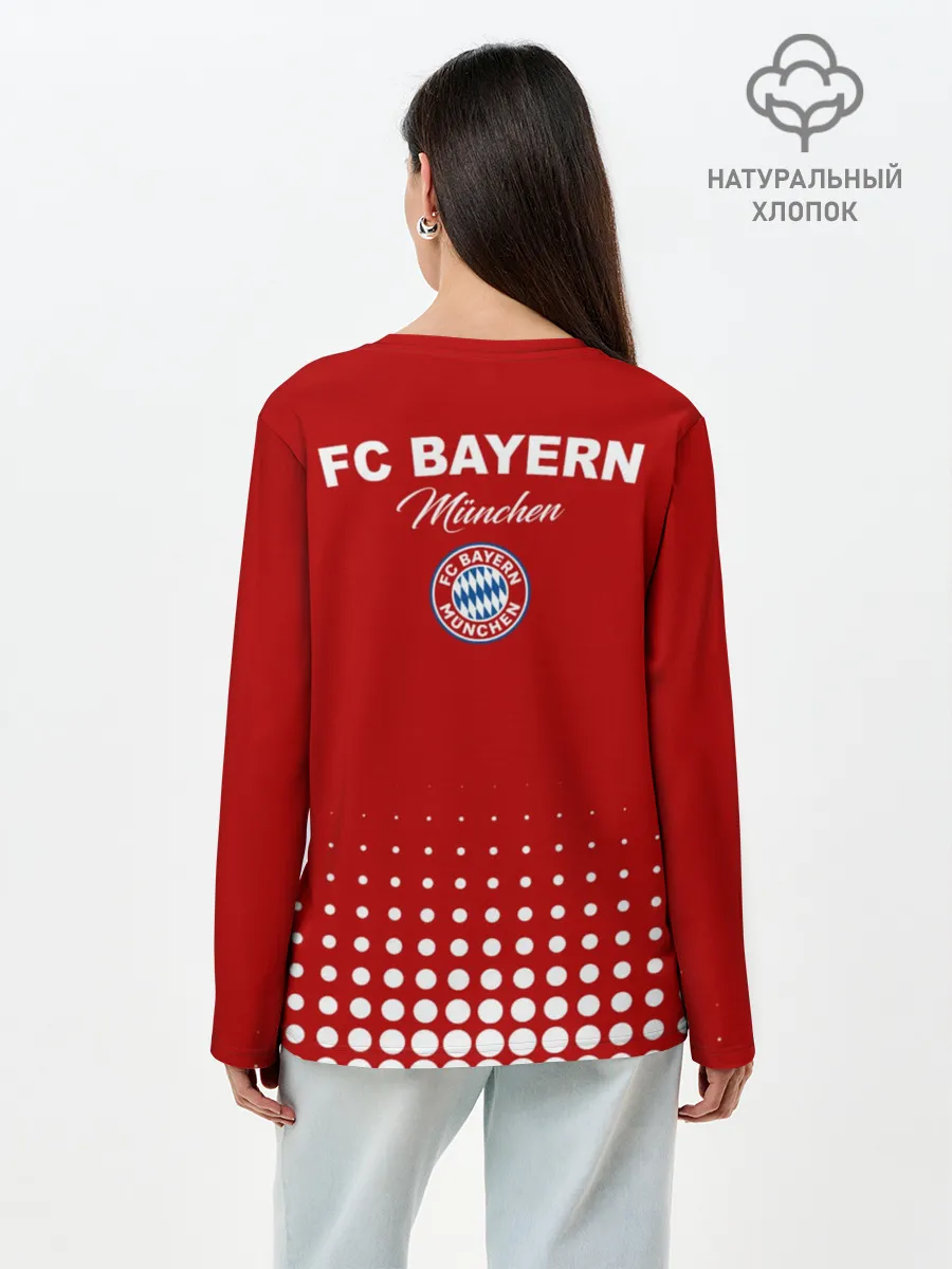 Лонгслив женский. Хлопок / Бавария