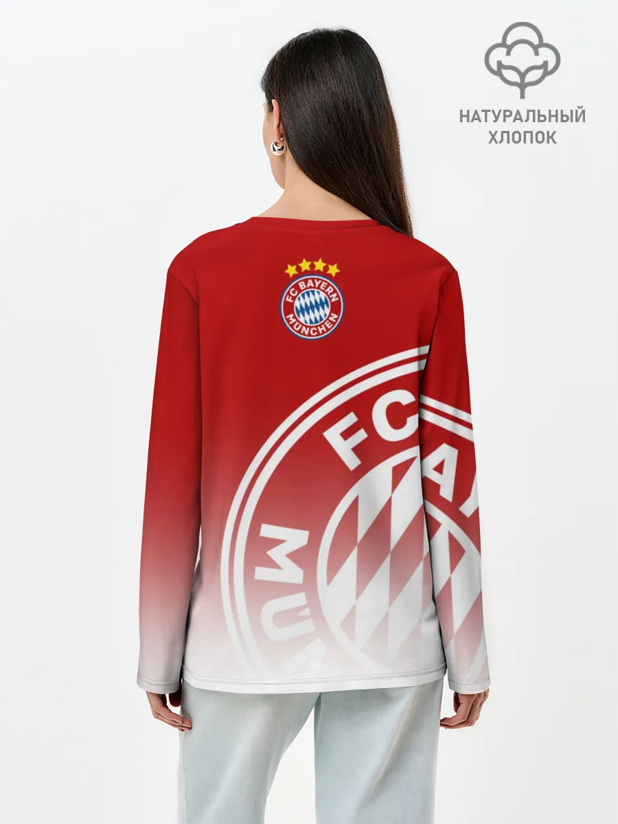Лонгслив женский. Хлопок / Бавария