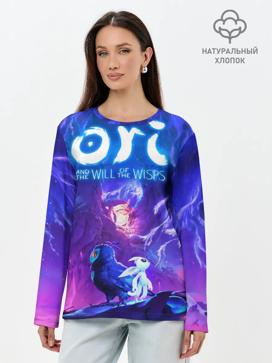 Лонгслив женский. Хлопок / Ori - And The Will Of The Wisp