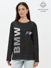 Лонгслив женский. Хлопок / BMW