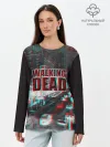 Лонгслив женский. Хлопок / the walking dead glitch