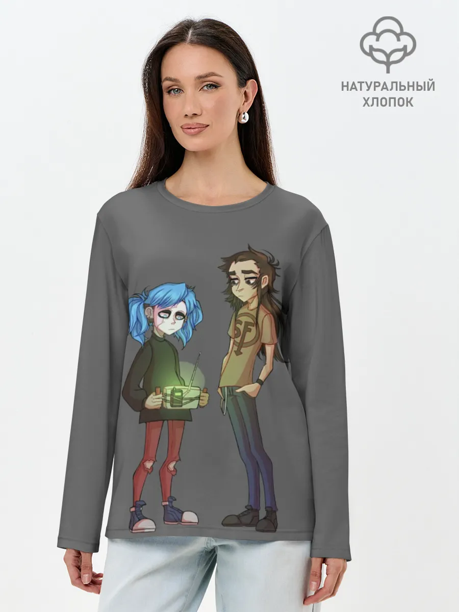 Лонгслив женский. Хлопок / Sally Face