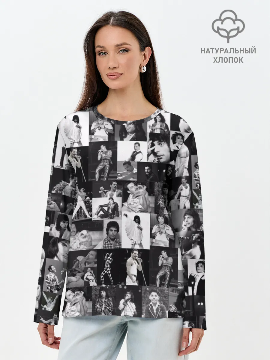 Лонгслив женский. Хлопок / QUEEN