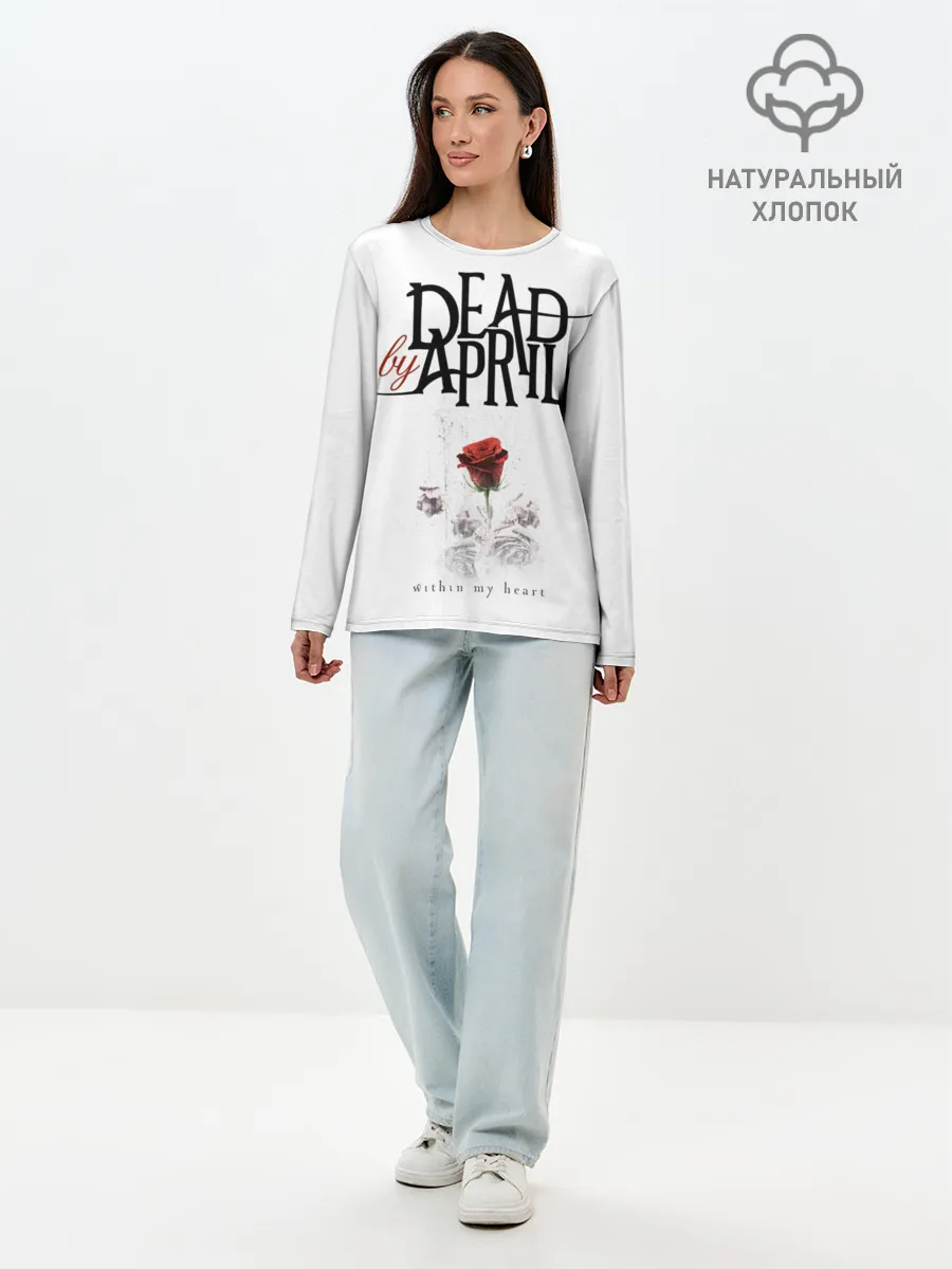 Лонгслив женский. Хлопок / Dead by April