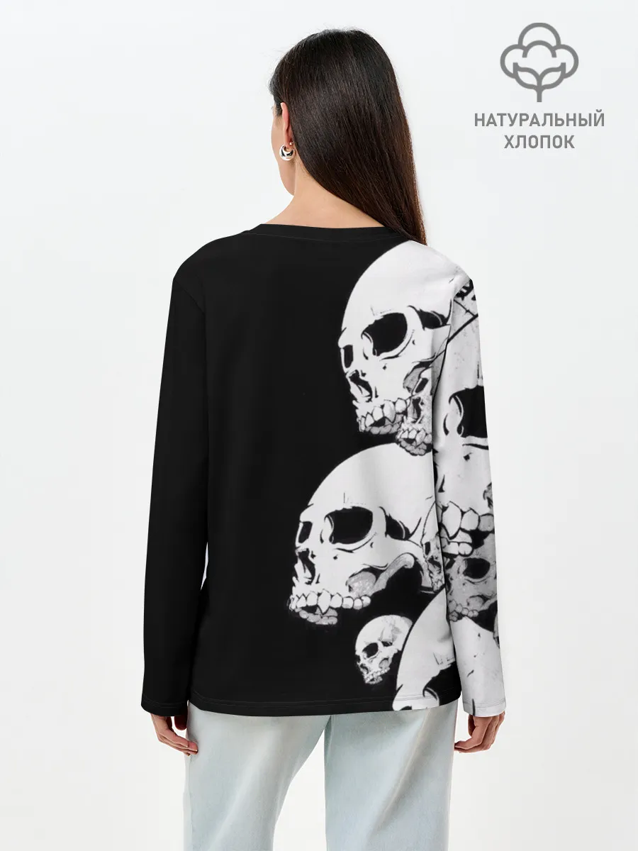 Лонгслив женский. Хлопок / IRON MAIDEN | АЙРОН МАЙДЕН