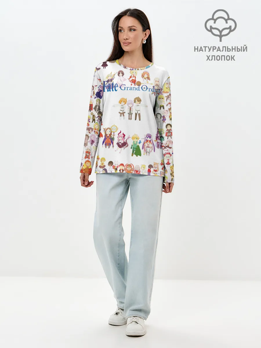 Лонгслив женский. Хлопок / FGO