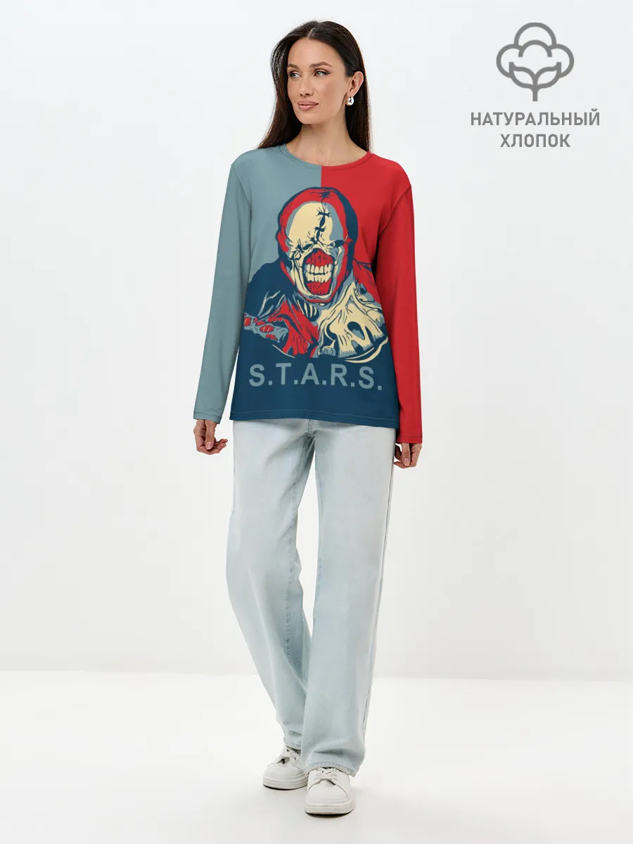 Лонгслив женский. Хлопок / STAAARS!!!