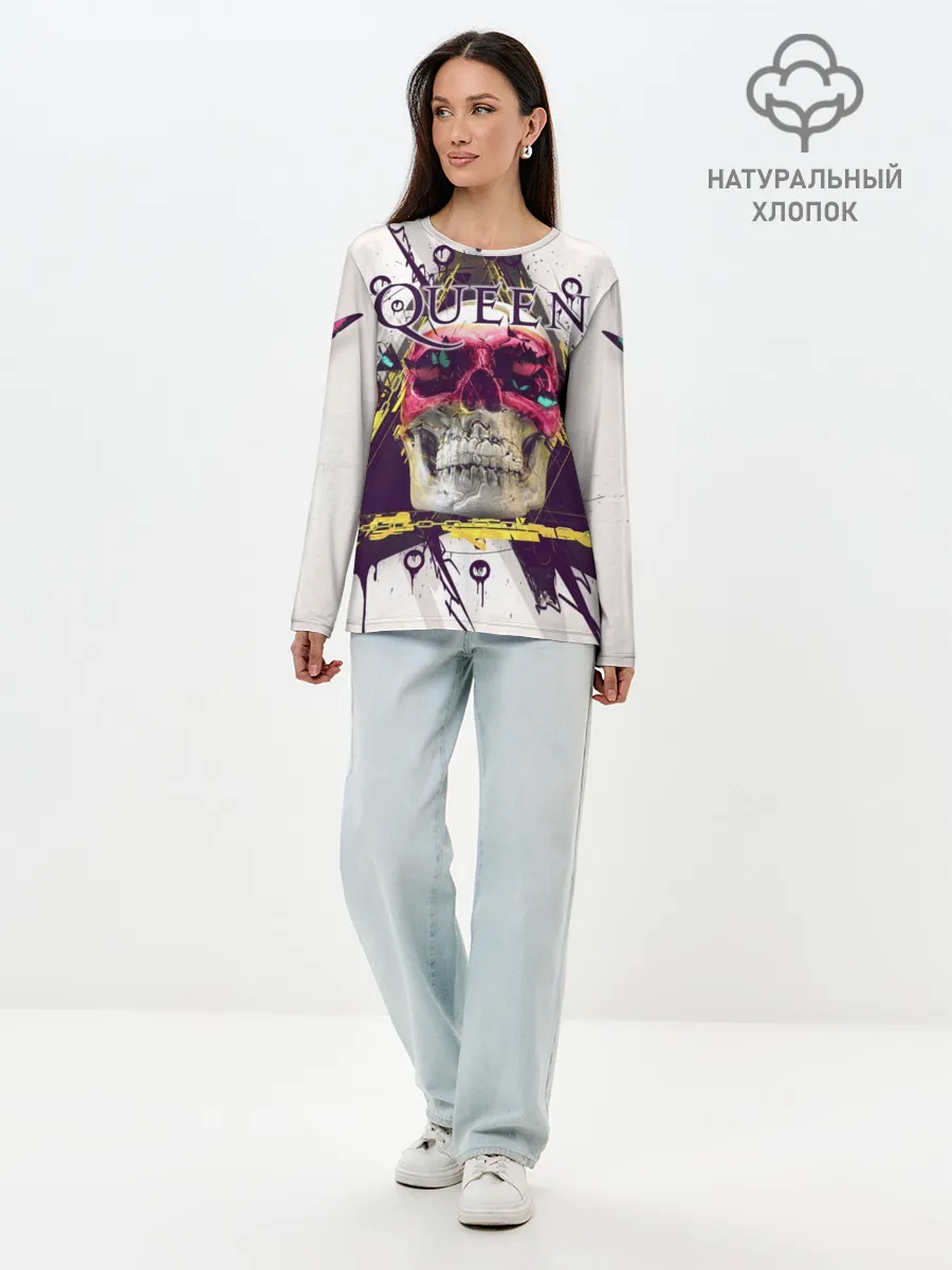 Лонгслив женский. Хлопок / Queen