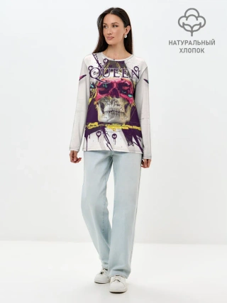 Лонгслив женский. Хлопок / Queen