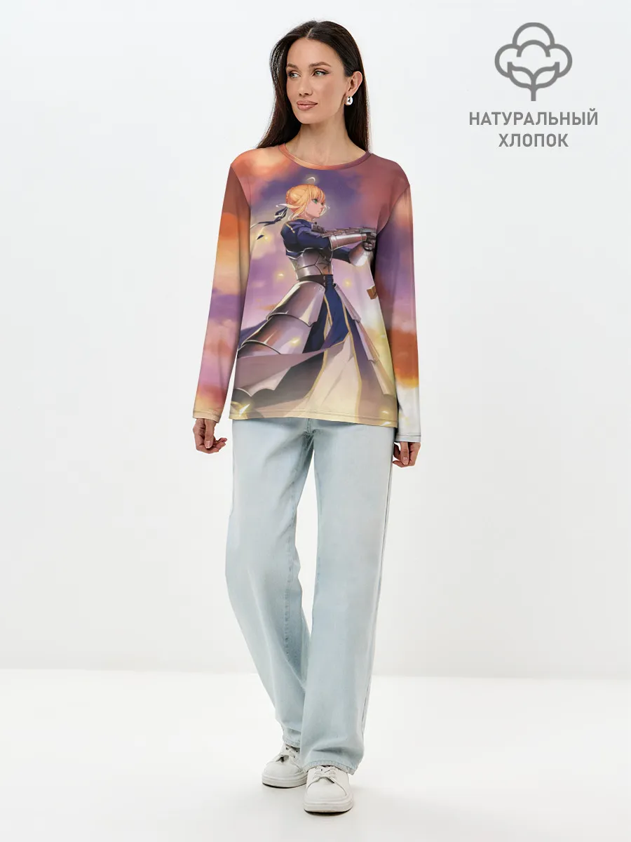 Лонгслив женский. Хлопок / Великий приказ