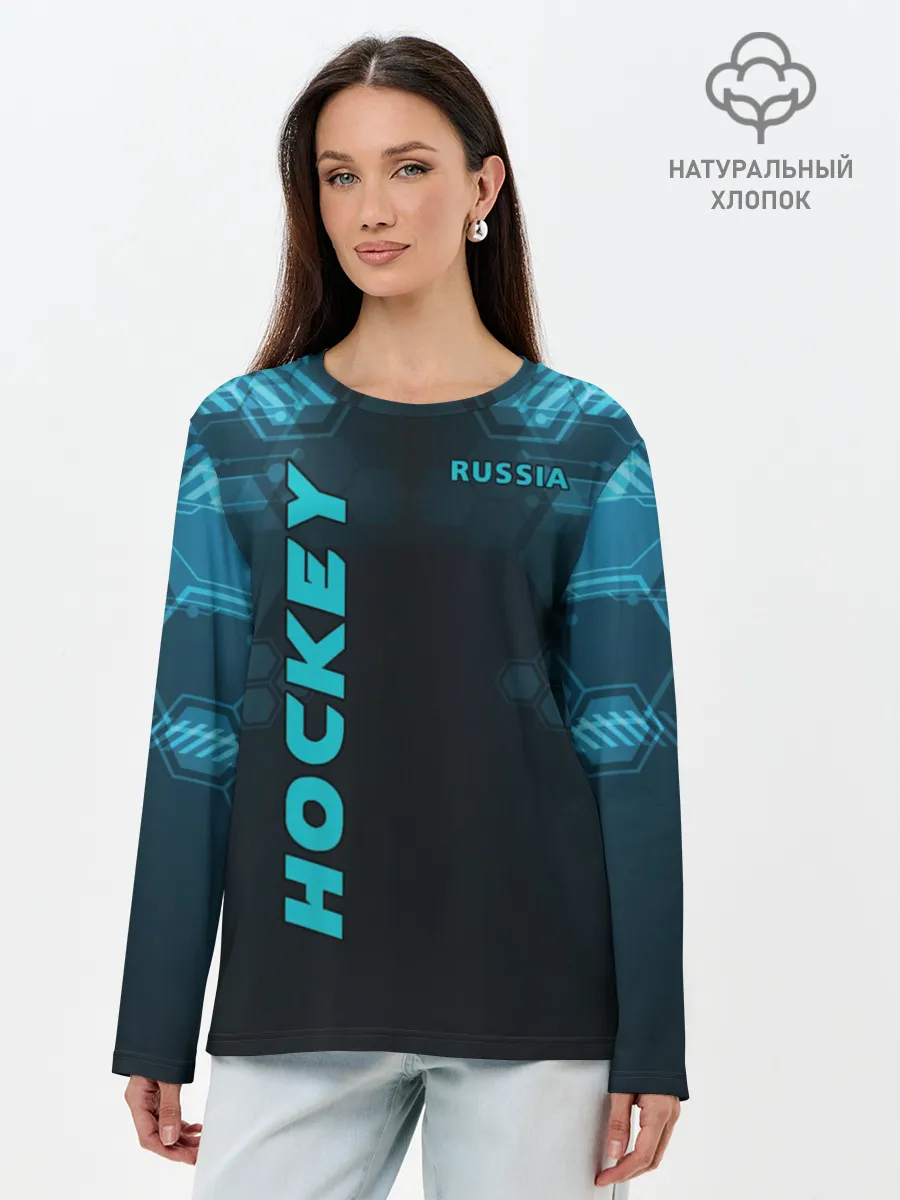 Лонгслив женский. Хлопок / HOCKEY