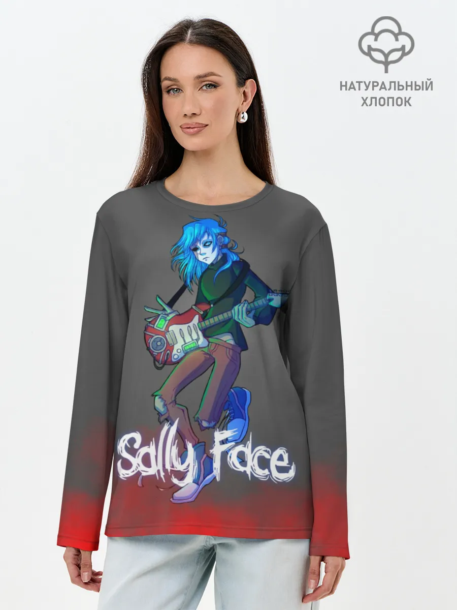 Лонгслив женский. Хлопок / Sally Face
