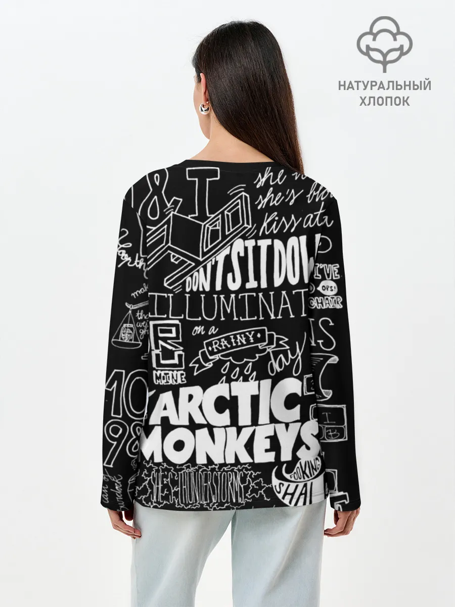 Лонгслив женский. Хлопок / Arctic Monkeys