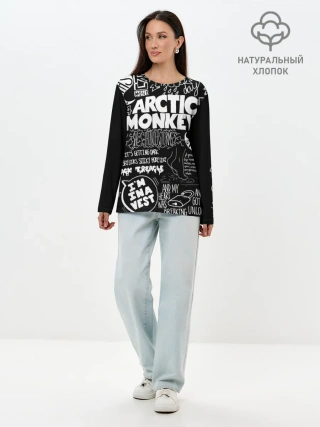 Лонгслив женский. Хлопок / Arctic Monkeys
