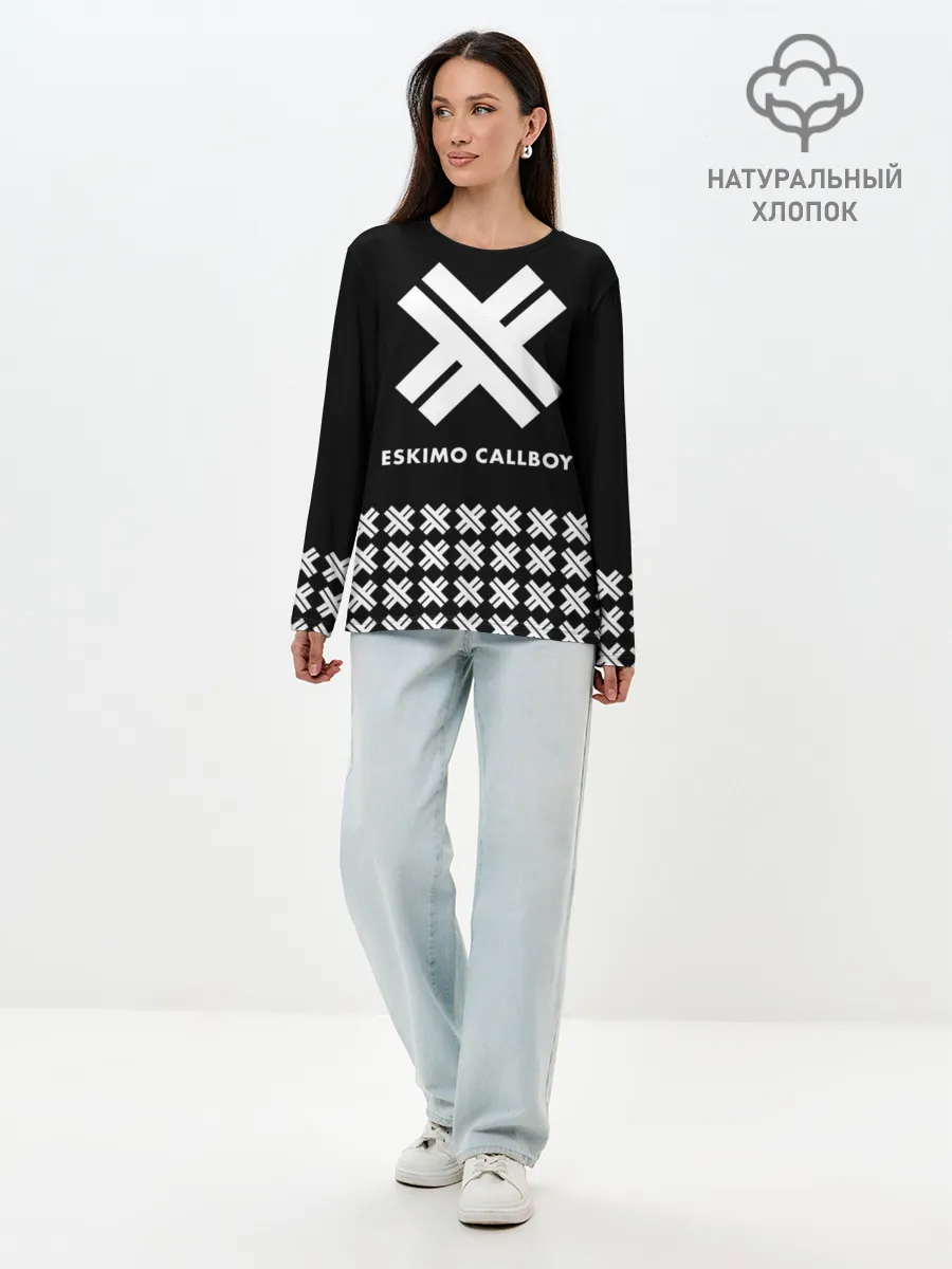 Лонгслив женский. Хлопок / Eskimo Callboy