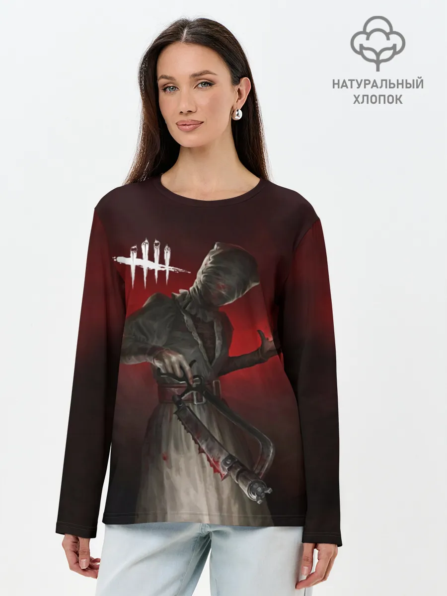 Лонгслив женский. Хлопок / Dead by Daylight
