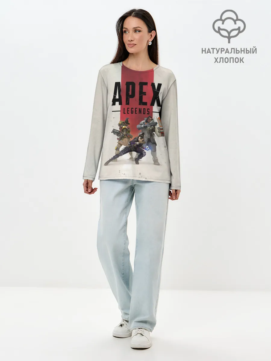 Лонгслив женский. Хлопок / APEX LEGENDS