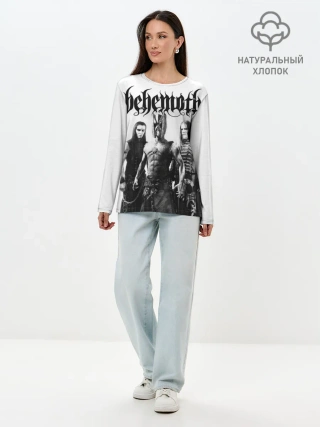 Лонгслив женский. Хлопок / Behemoth