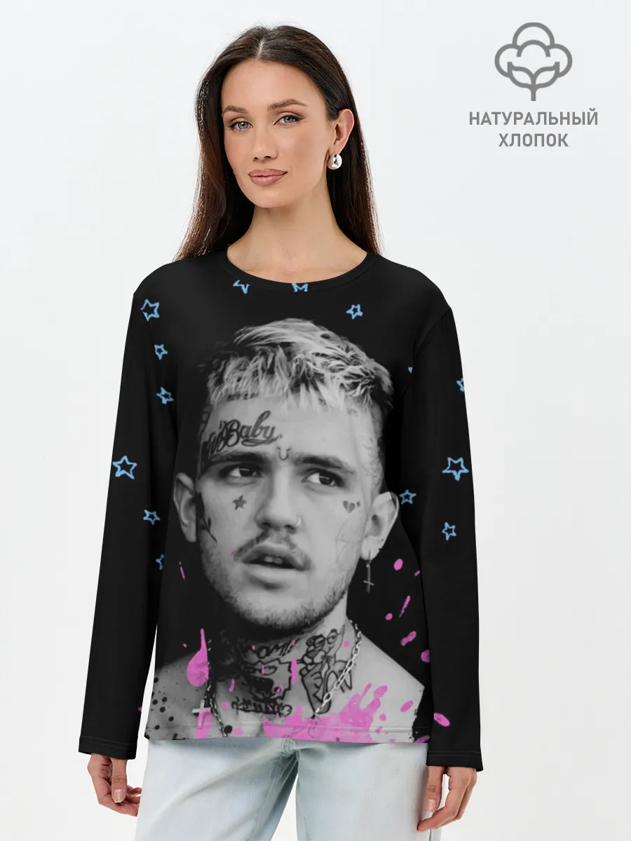 Лонгслив женский. Хлопок / LIL PEEP - Runaway