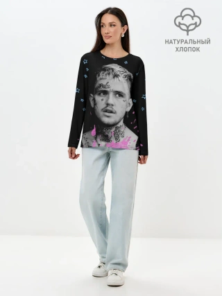 Лонгслив женский. Хлопок / LIL PEEP - Runaway