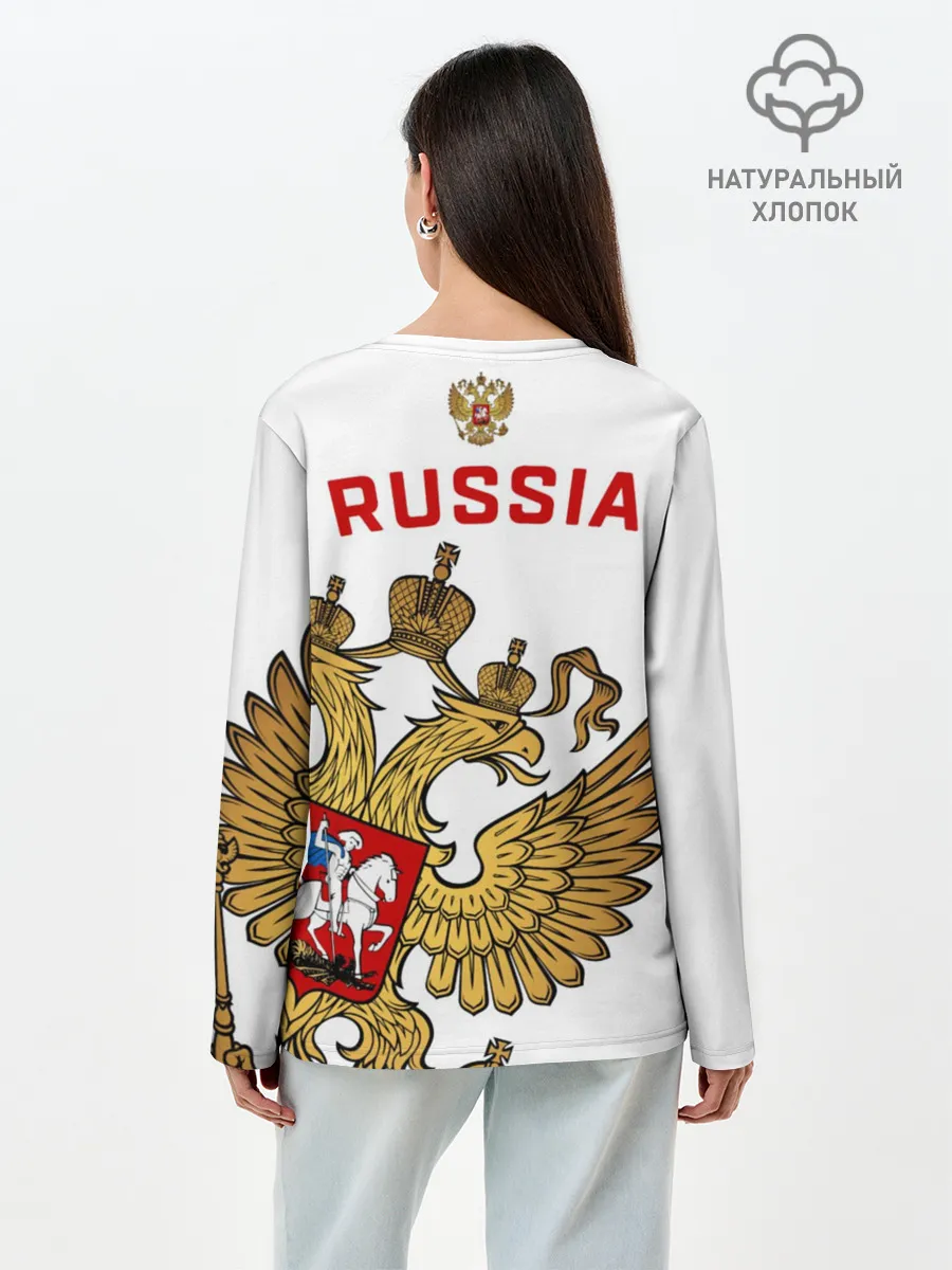 Лонгслив женский. Хлопок / Россия