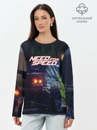 Лонгслив женский. Хлопок / NFS