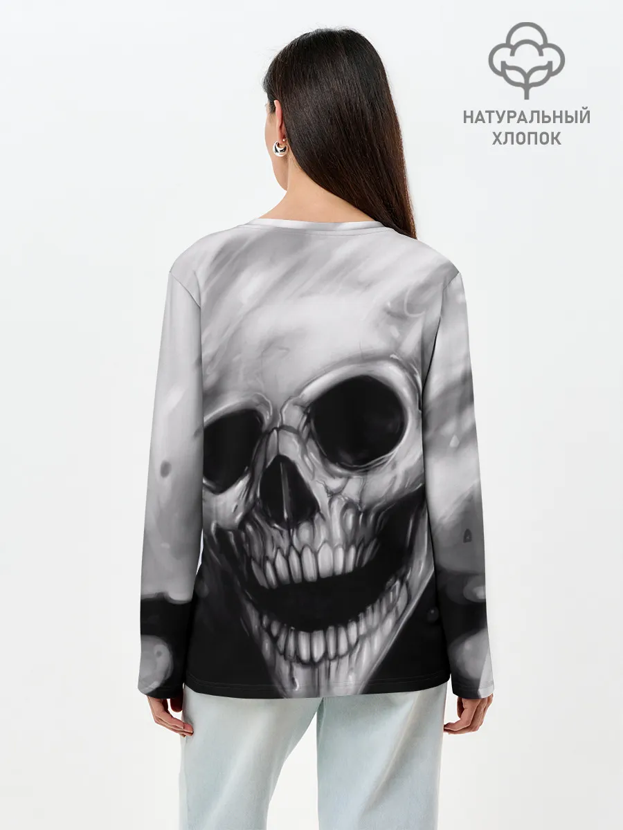 Лонгслив женский. Хлопок / AC/DC