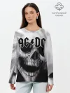 Лонгслив женский. Хлопок / AC/DC