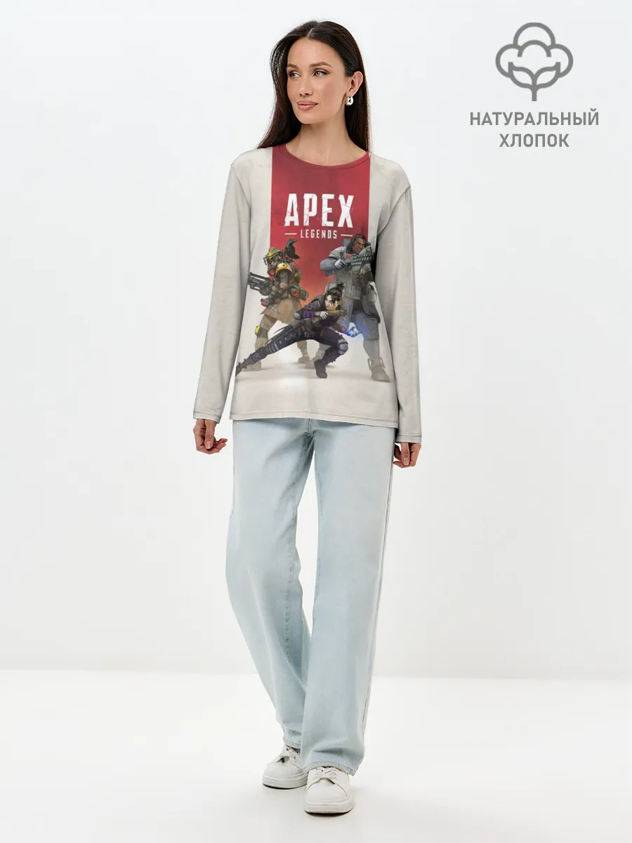 Лонгслив женский. Хлопок / APEX LEGENDS