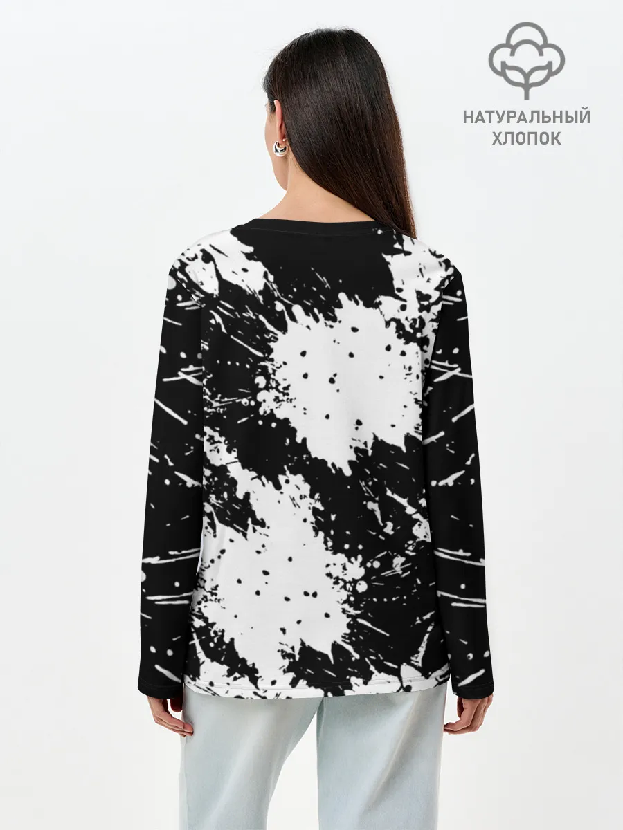 Лонгслив женский. Хлопок / NASA