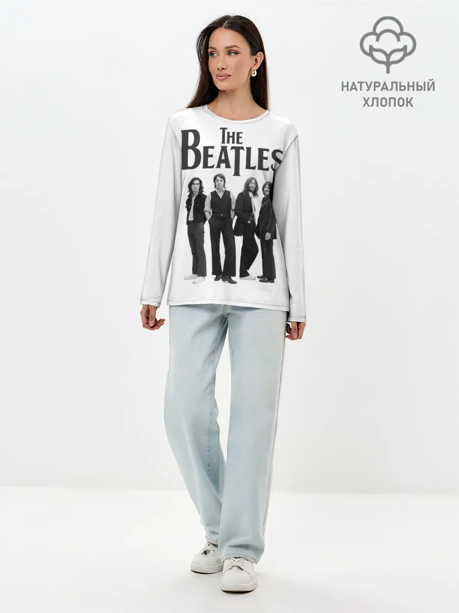 Лонгслив женский. Хлопок / The Beatles