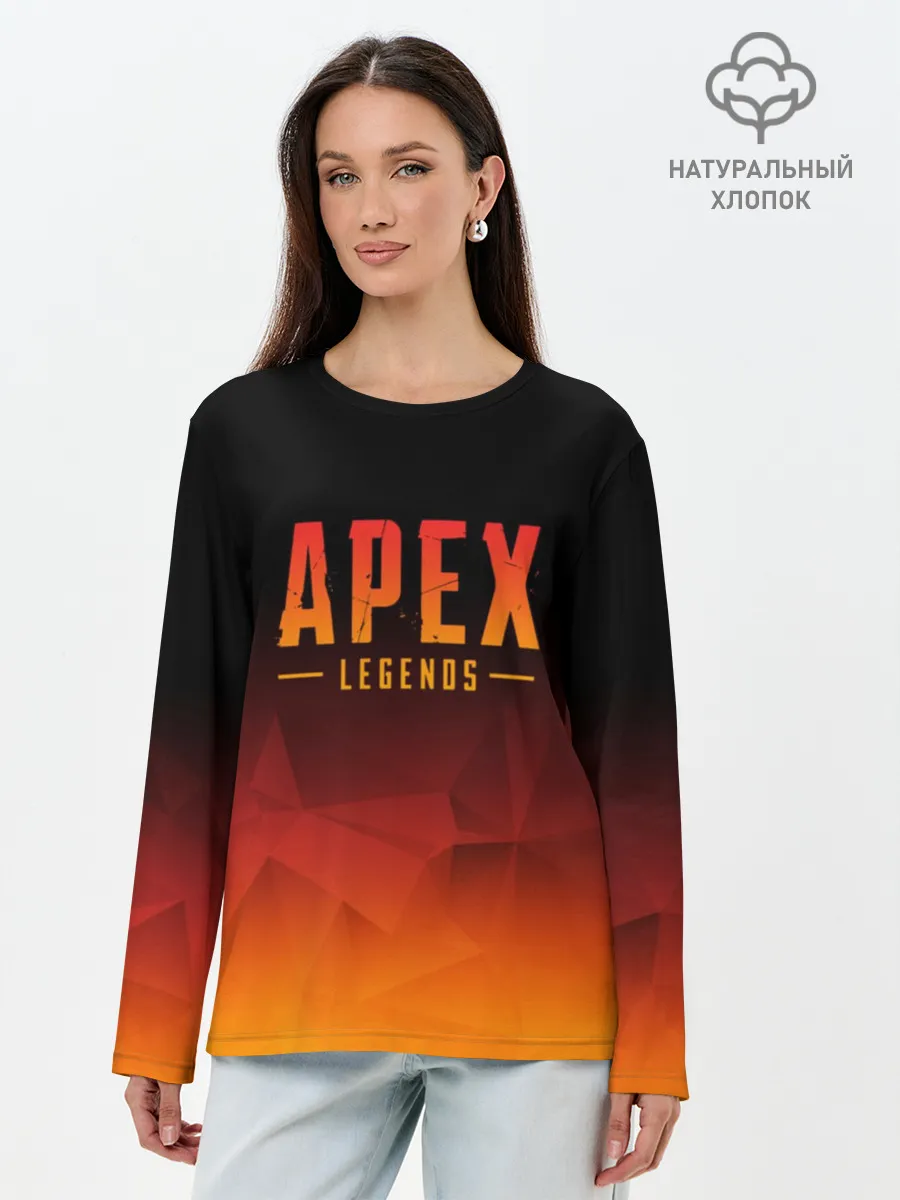 Лонгслив женский. Хлопок / APEX LEGENDS | АПЕКС ЛЕГЕНДС