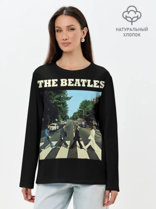 Лонгслив женский. Хлопок / The Beatles