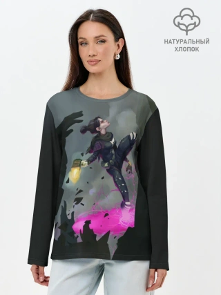 Лонгслив женский. Хлопок / APEX LEGENDS - Wraith