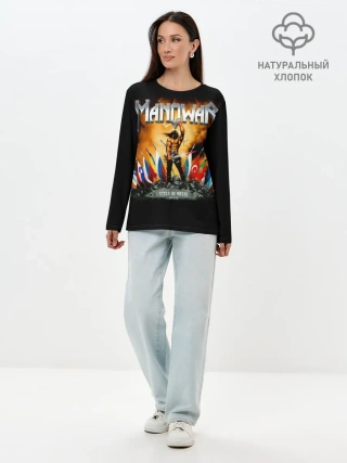 Лонгслив женский. Хлопок / Manowar