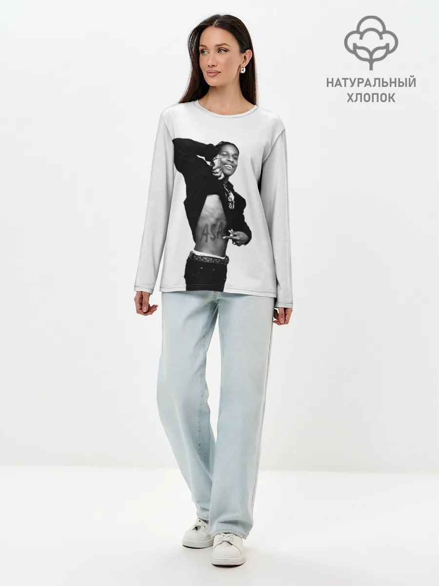 Лонгслив женский. Хлопок / A$AP ROCKY