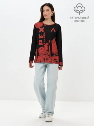 Лонгслив женский. Хлопок / Apex Legends