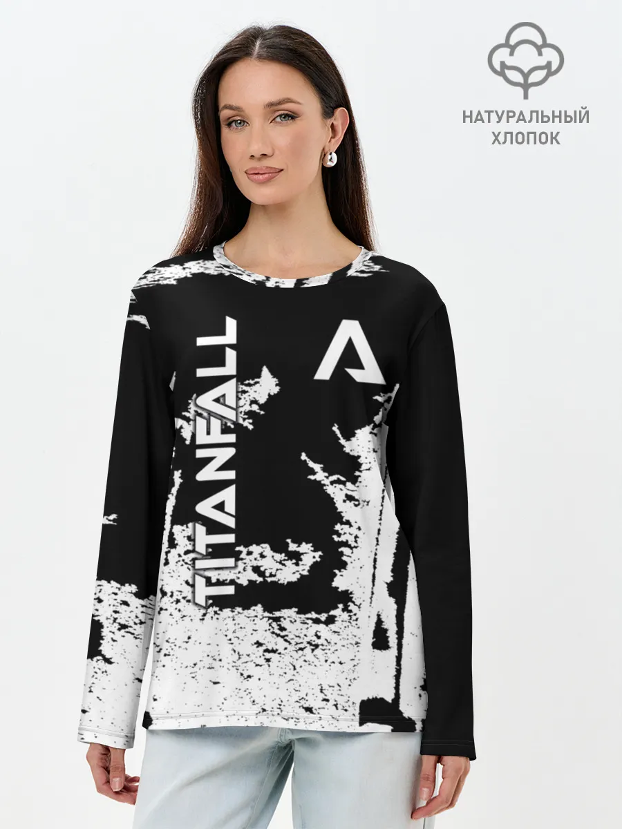 Лонгслив женский. Хлопок / Titanfall