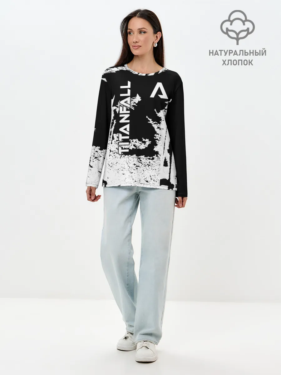 Лонгслив женский. Хлопок / Titanfall