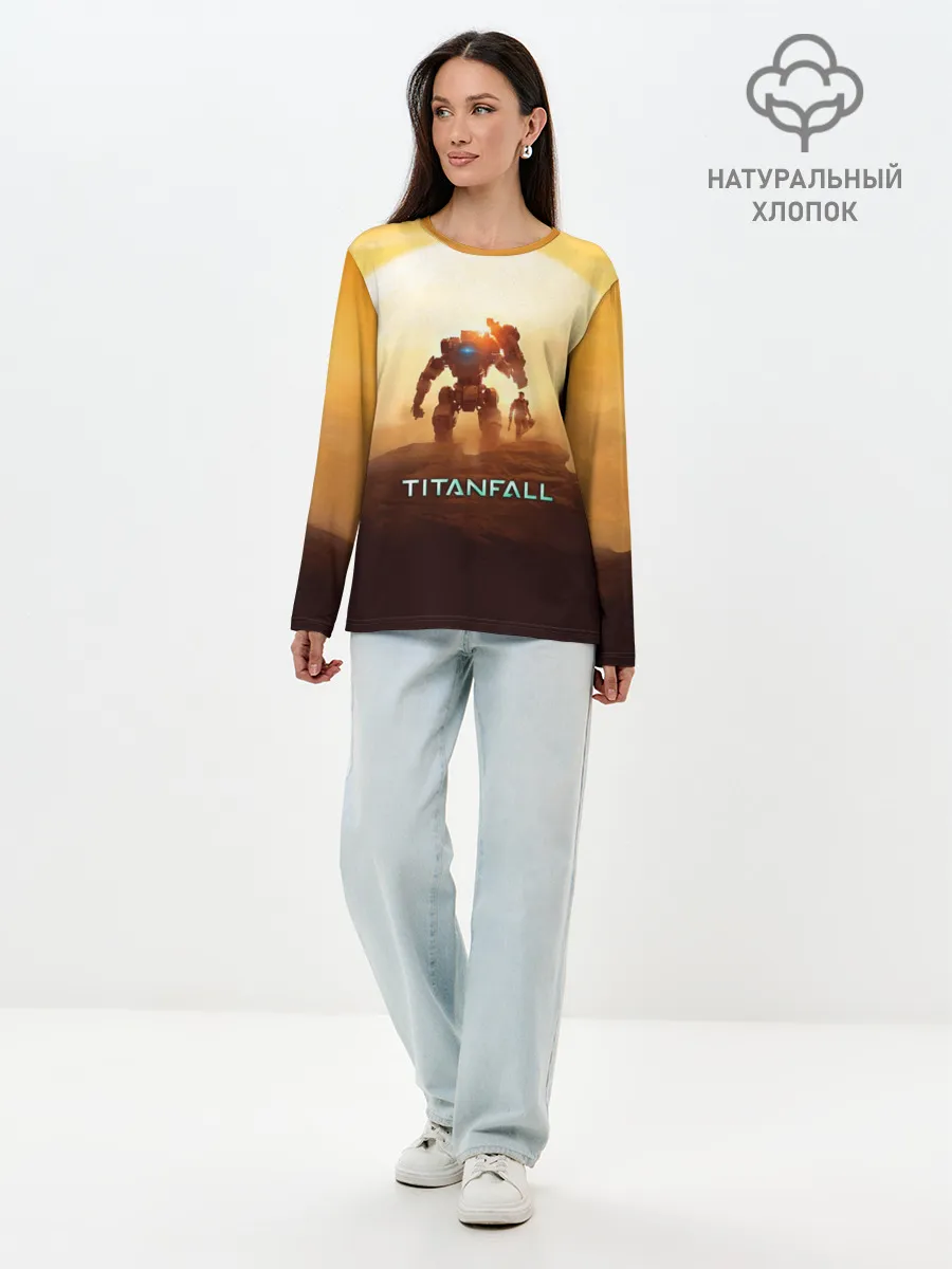 Лонгслив женский. Хлопок / Titanfall