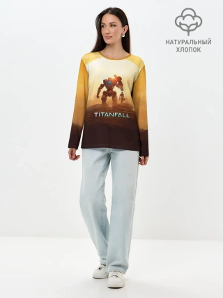 Лонгслив женский. Хлопок / Titanfall