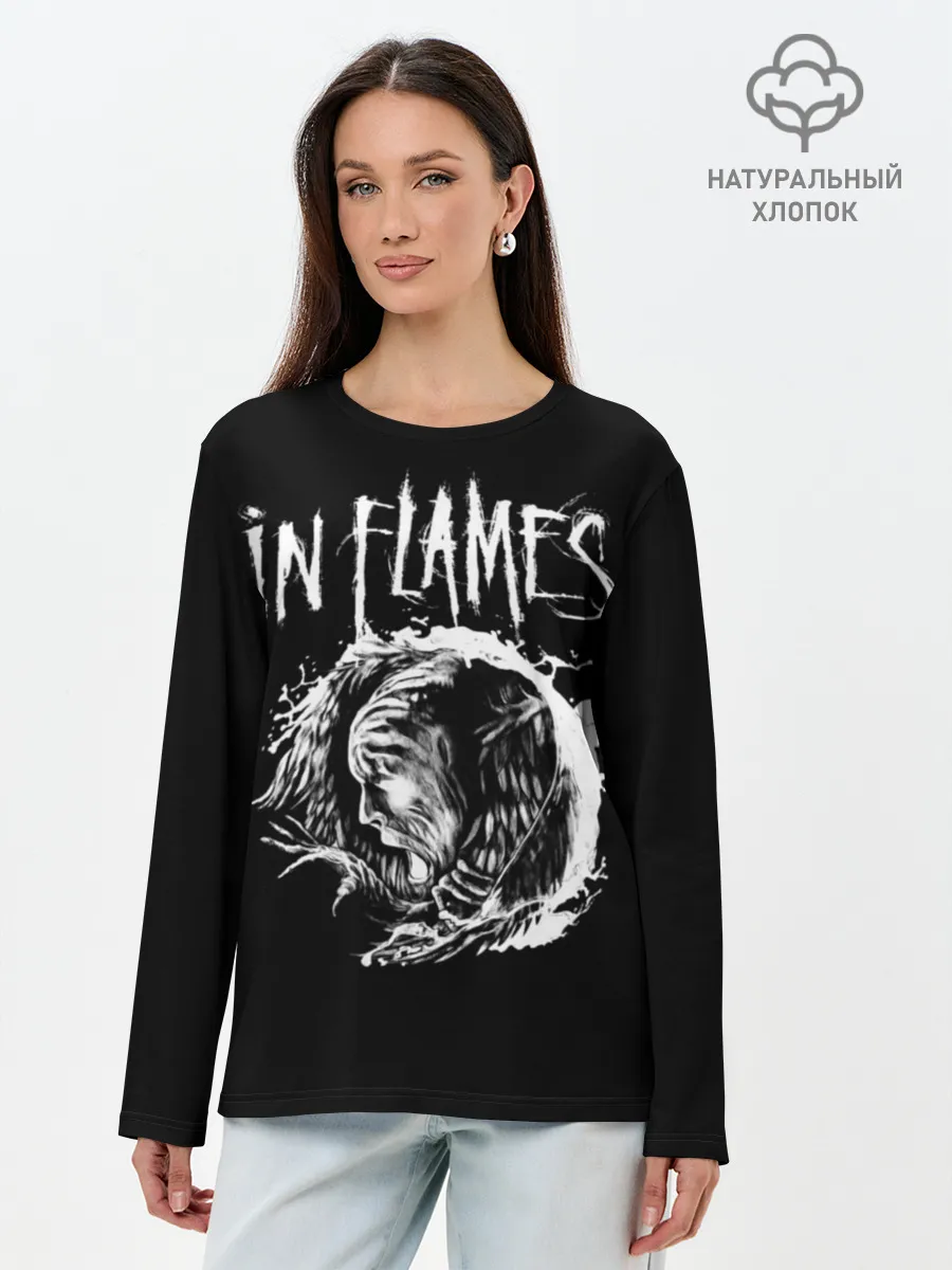 Лонгслив женский. Хлопок / In Flames